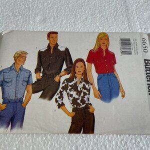 Vintage Butterick sewing pattern 6650 Uncut